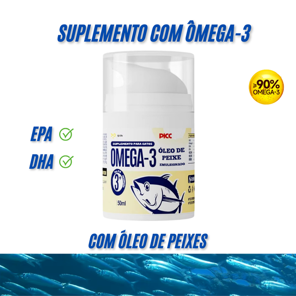 Ômega 3 para gatos