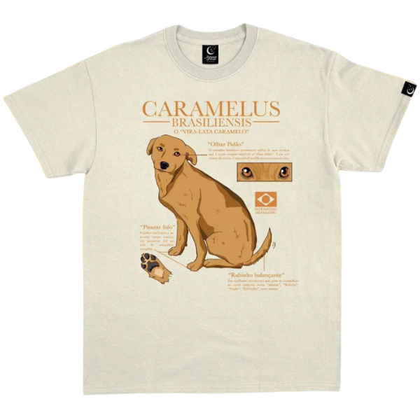 Camisa vira lata caramelo
