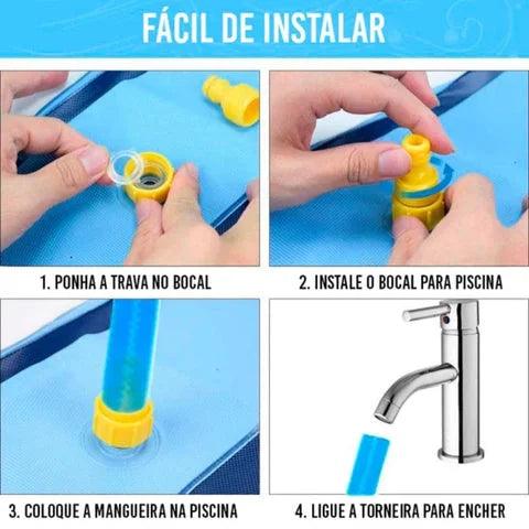 PetPool - Piscina com chafariz - Lifeasy42