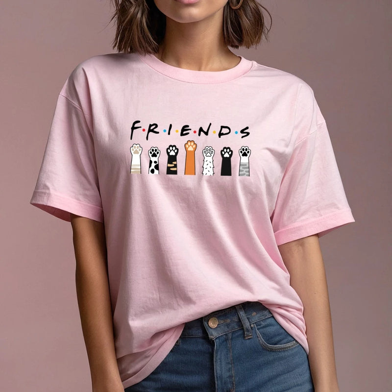 Camisa F.r.i.e.n.d.s patinhas
