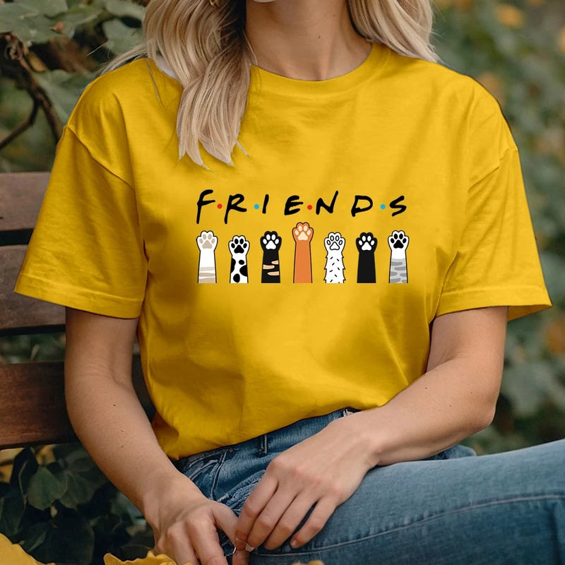 Camisa F.r.i.e.n.d.s patinhas