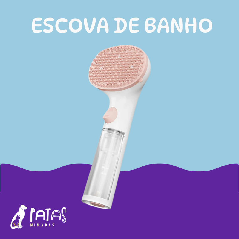 Escova para banho pet